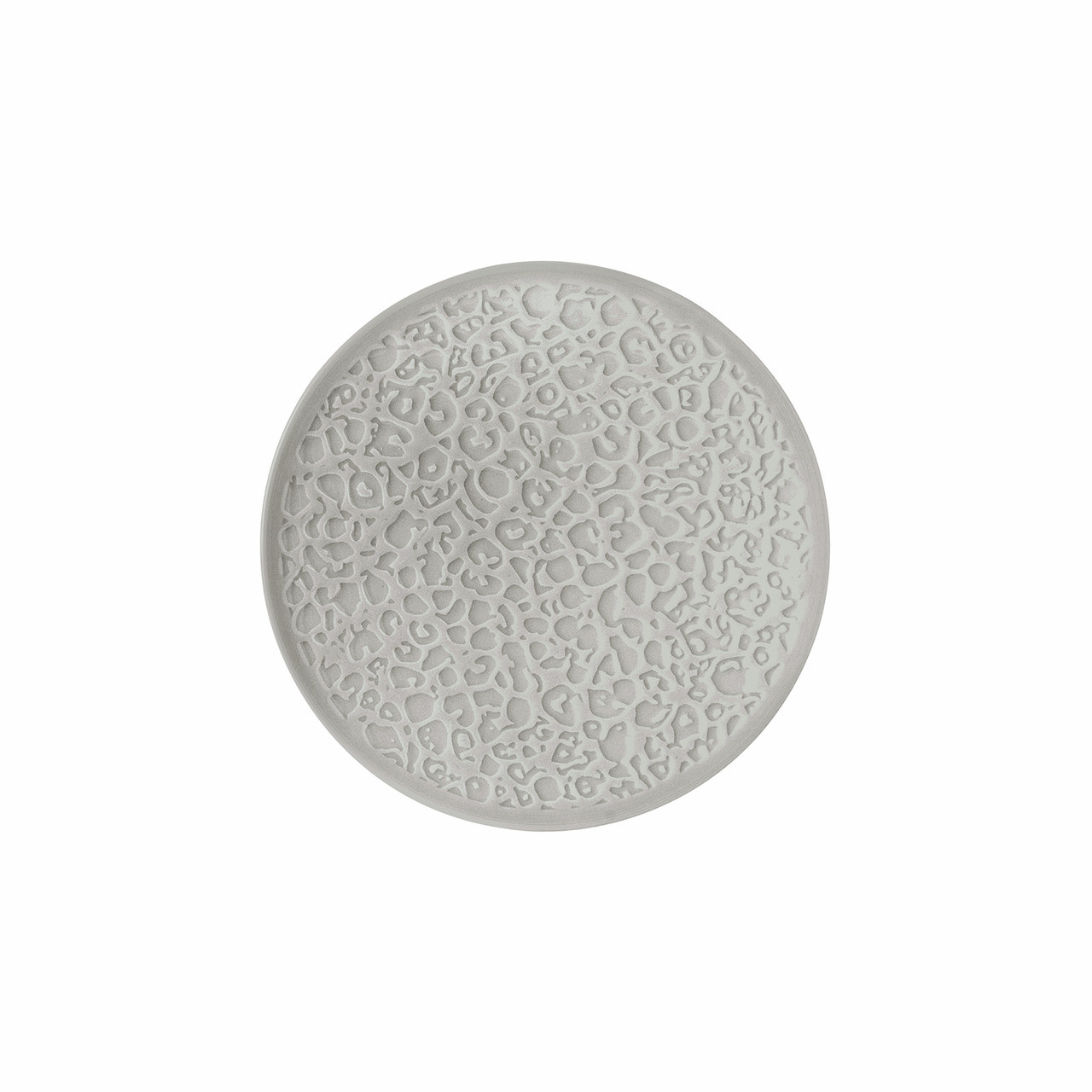 Nori, Teller flach mit Relief ø 166 mm silbergrau